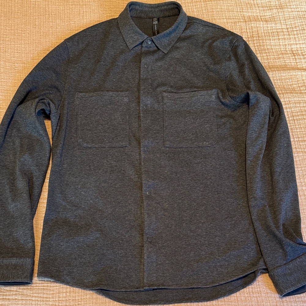 Lululemon Athletica Charcoal Button-Up Shirt